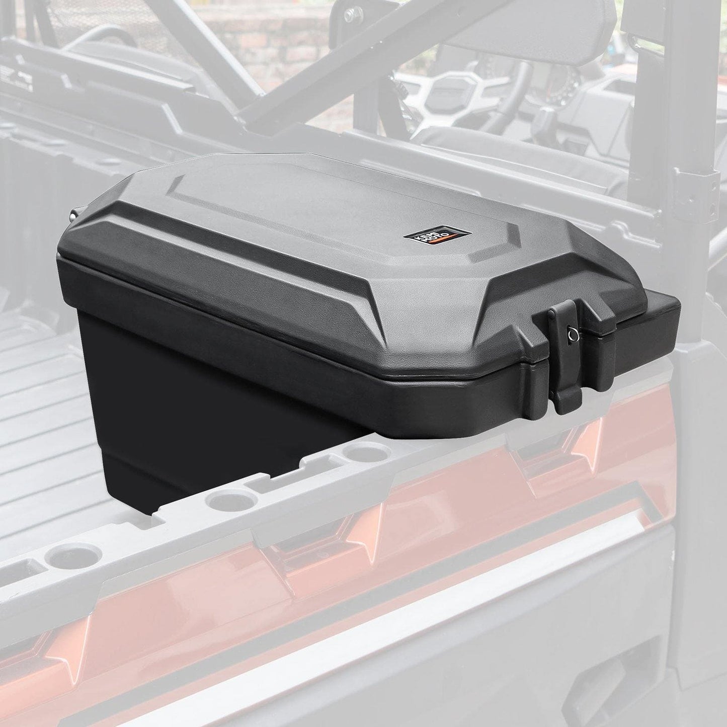 KEMIMOTO 45L Waterproof Bed Cargo Box for Polaris Ranger