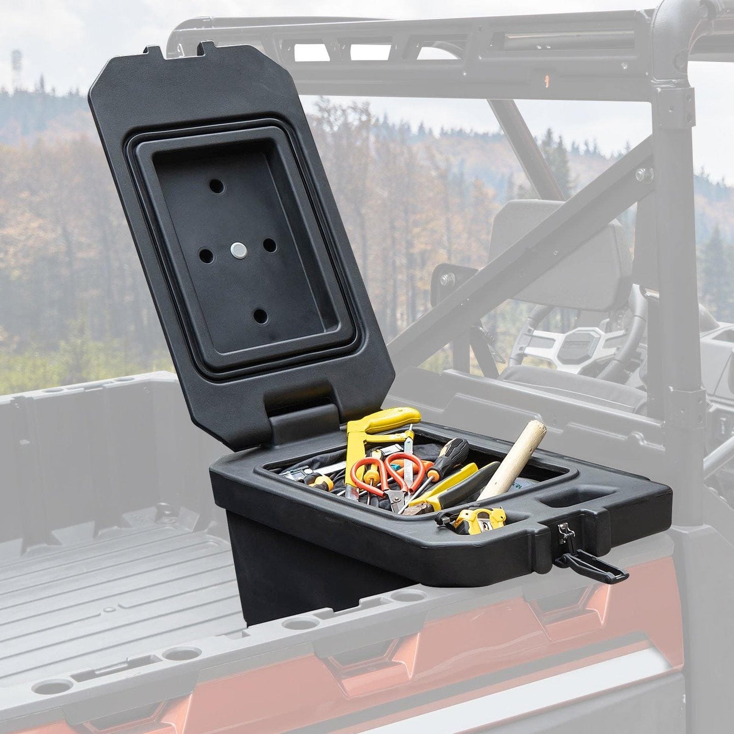 KEMIMOTO 45L Waterproof Cargo Box Passenger Side for Polaris Ranger