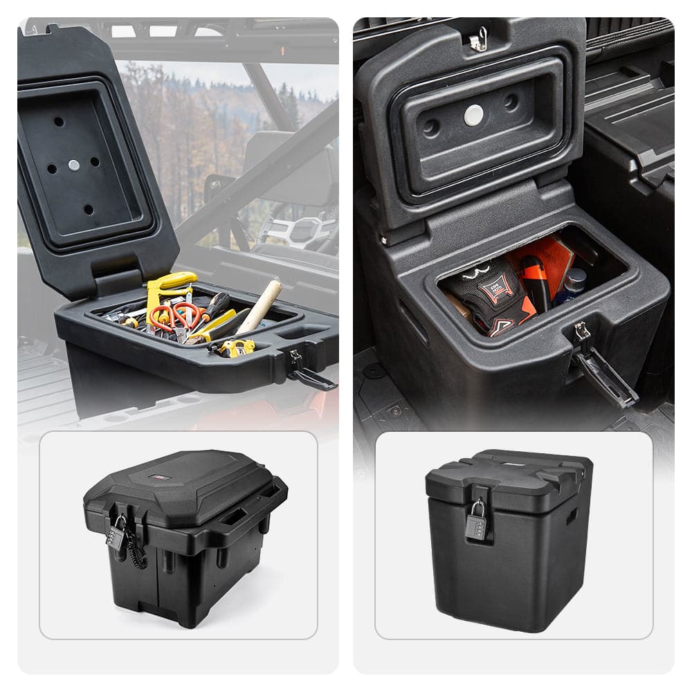 KEMIMOTO Cargo Box & Under Seat Storage Box Large Capacity 45L/26L