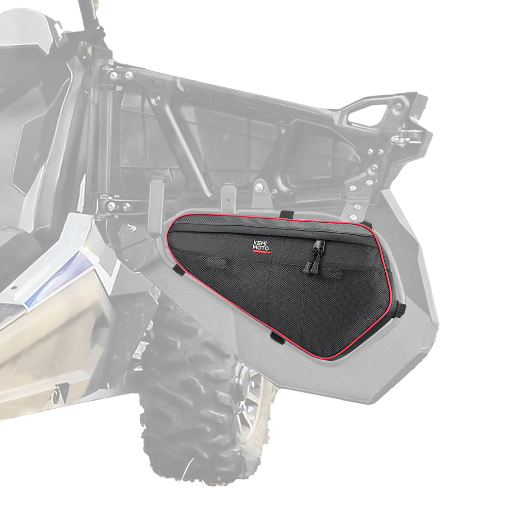 KEMIMOTO Upgraded Lower Door Storage Bag 1680D Polaris RZR