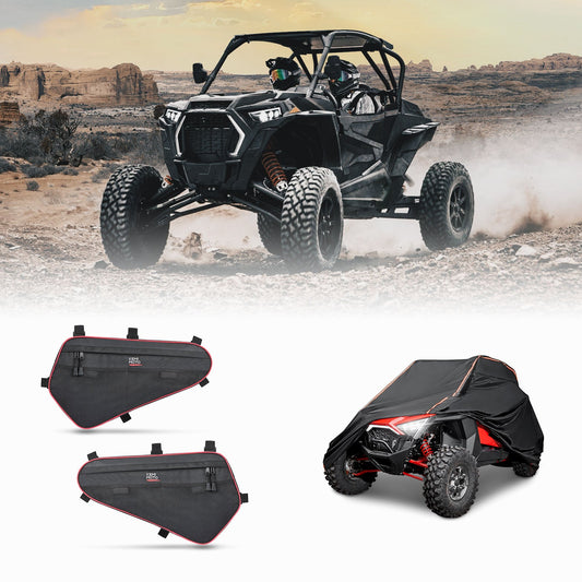 Kemimoto Storage Bag and Cover with Reflective Strip for Polaris