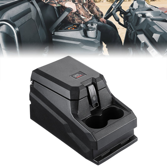UTV Bench Seat Center Console Box for Polaris Ranger 1000/Crew 2020-2026/Uforce/Pioneer