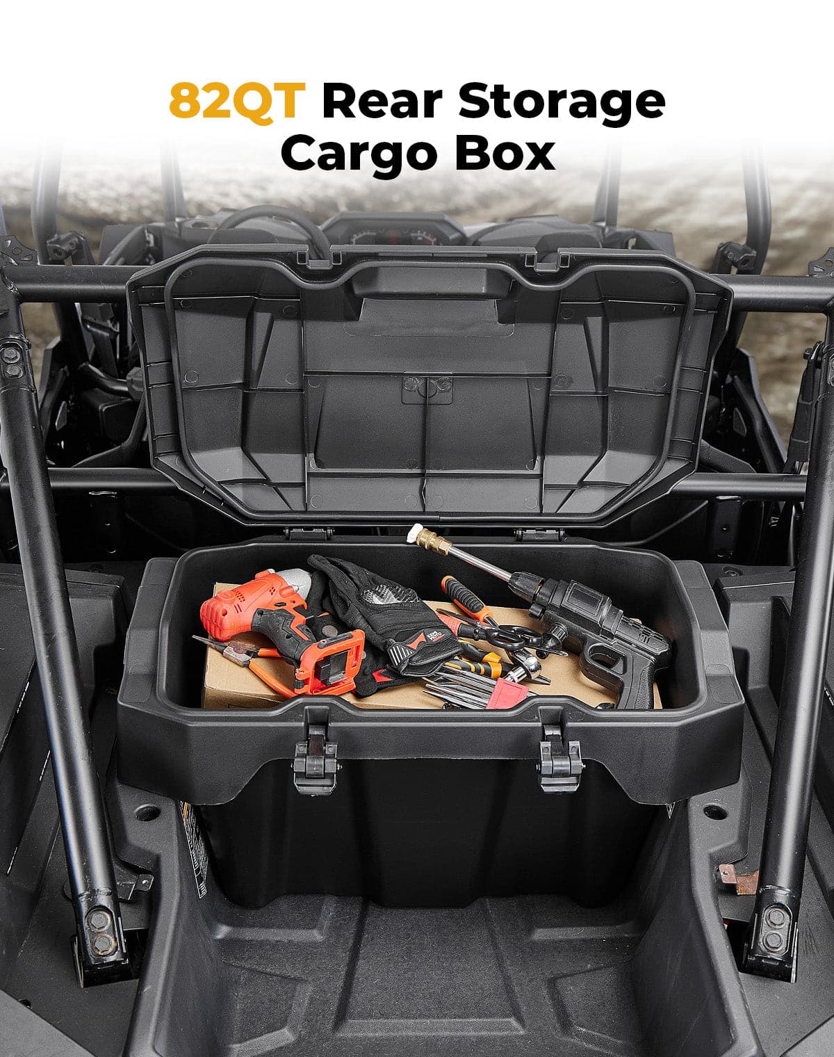 Kemimoto Cargo Box 82QT for Polaris RZR XP 1000/4