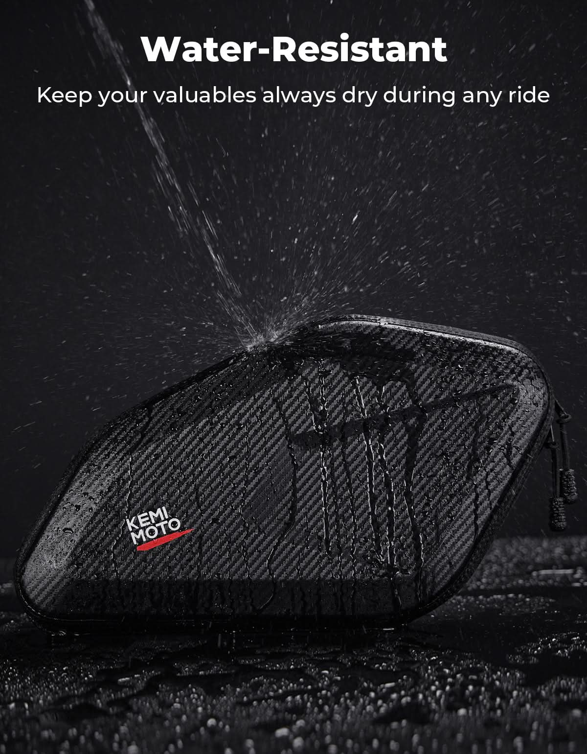 Kemimoto Lower Door Bags for Can‑Am Maverick R 2024+ 4.5L