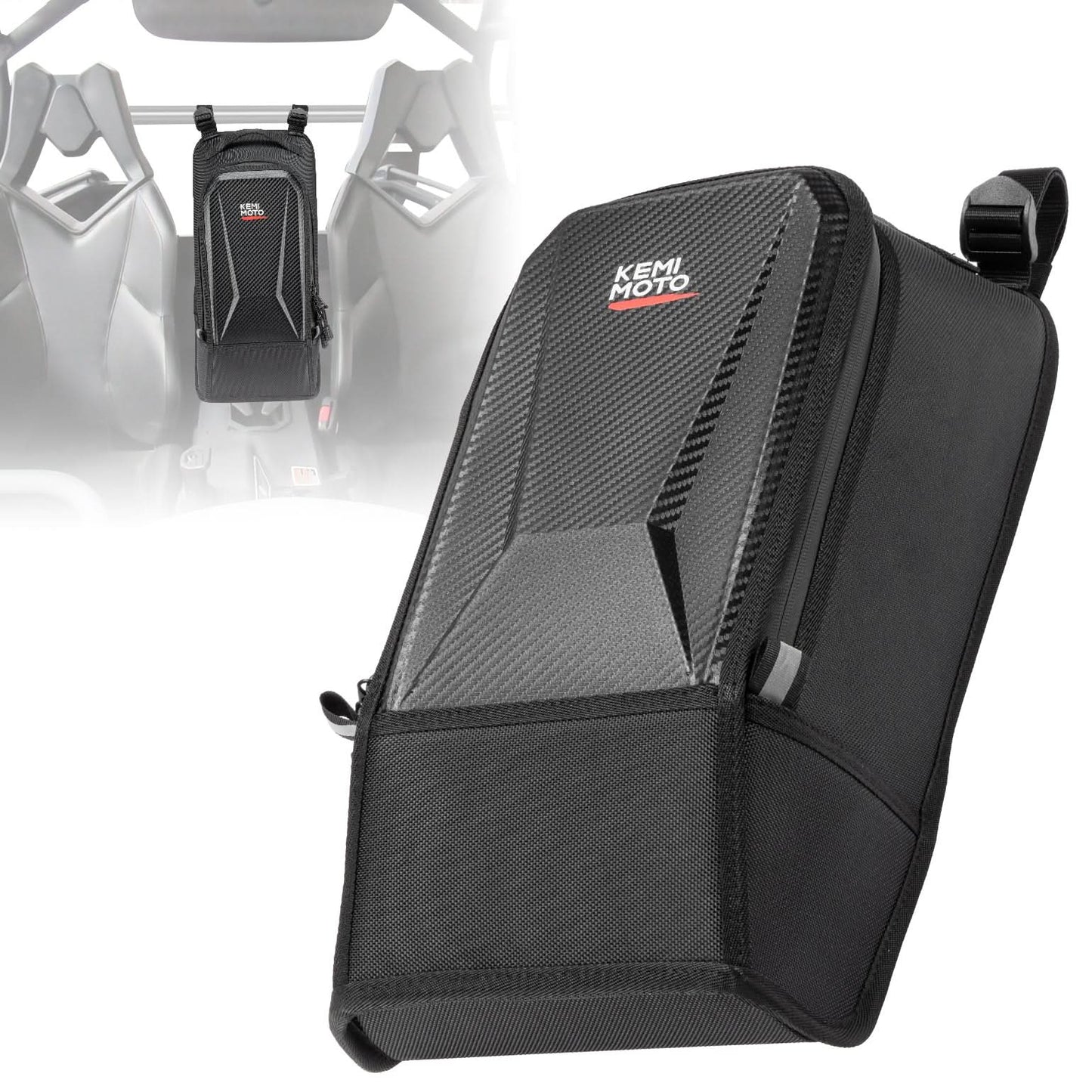 Kemimoto Center Console Storage Bag for Can‑Am Commander Maverick 2011‑2023