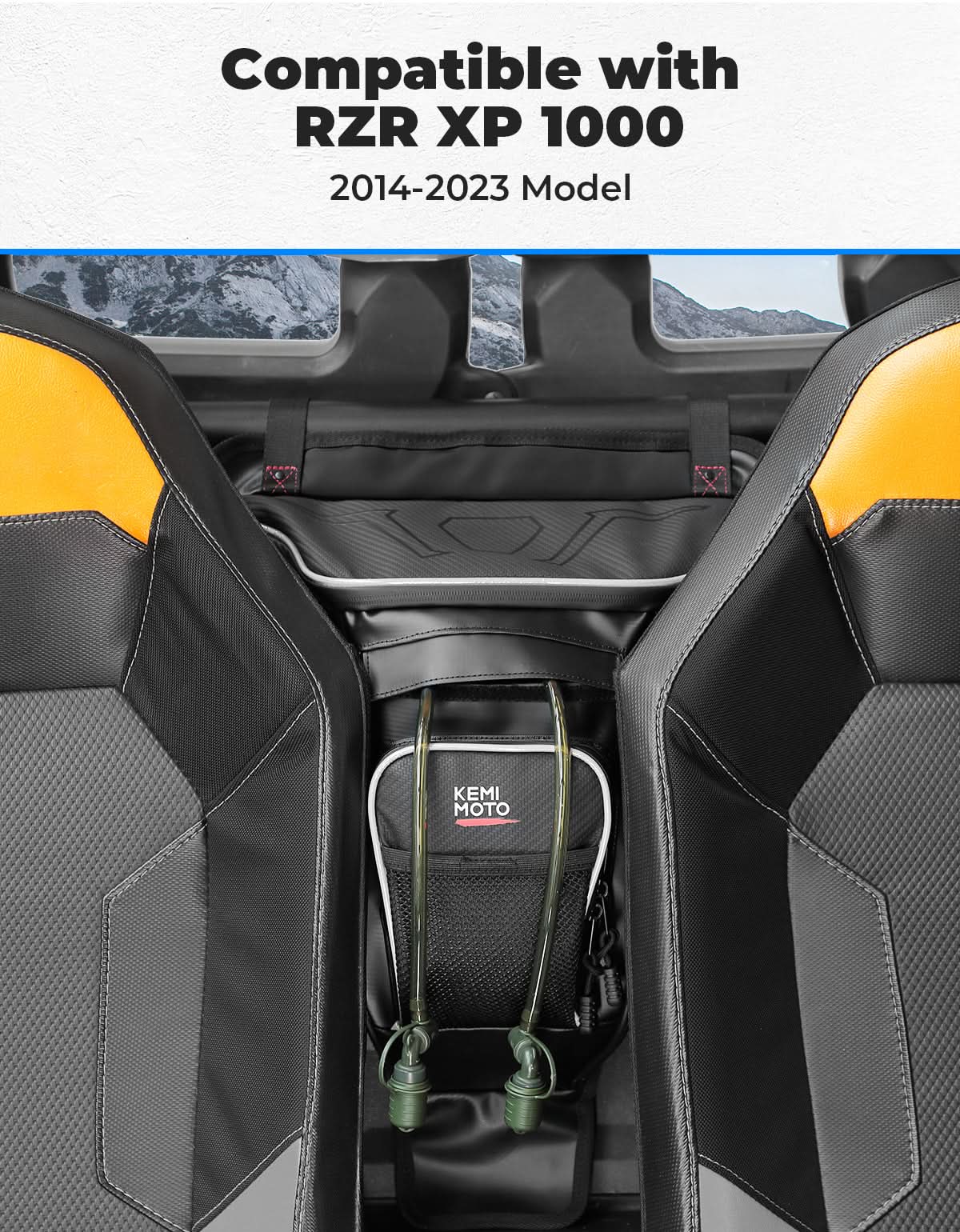 Kemimoto Insulated Cooler Storage Bag 2L for Polaris RZR XP