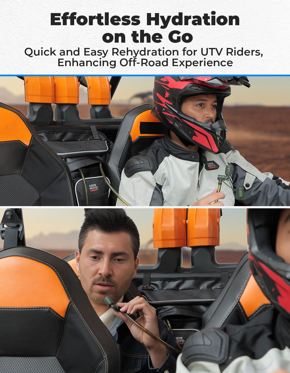 Kemimoto 2-in-1 Cooler Storage Bag 2L for Polaris RZR XP