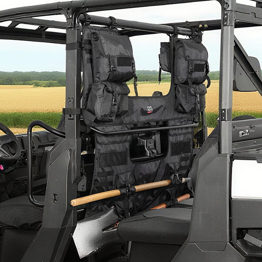 Kemimoto UTV Tool Bag Rack Heavy Duty Canvas