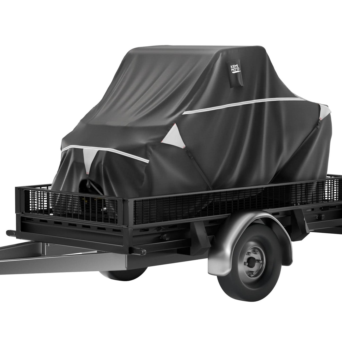 Kemimoto 2-Seater UTV Trailering Cover Waterproof Windproof Universal