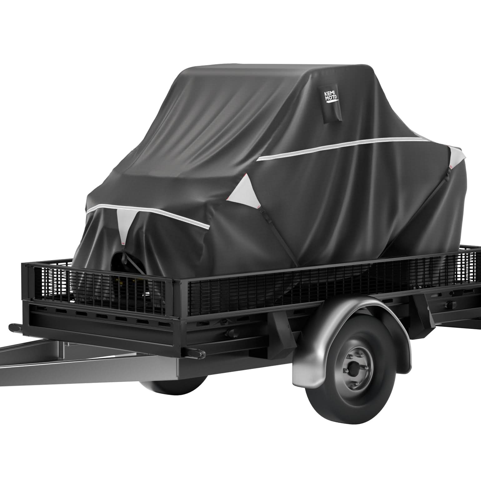 Kemimoto 2-Seater UTV Trailering Cover Waterproof Windproof Universal