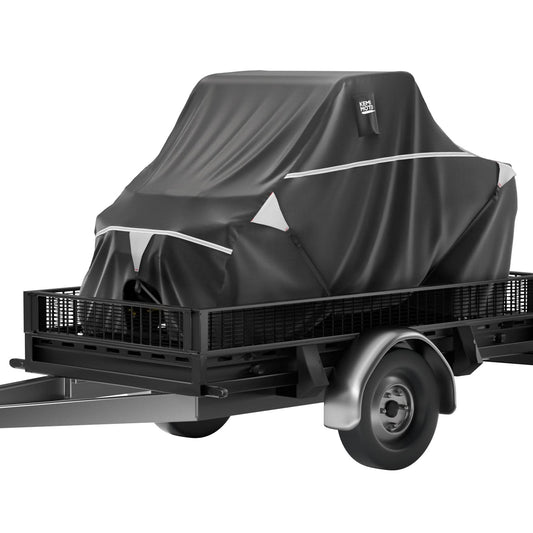 Kemimoto 2-Seater UTV Trailering Cover Waterproof Windproof Universal