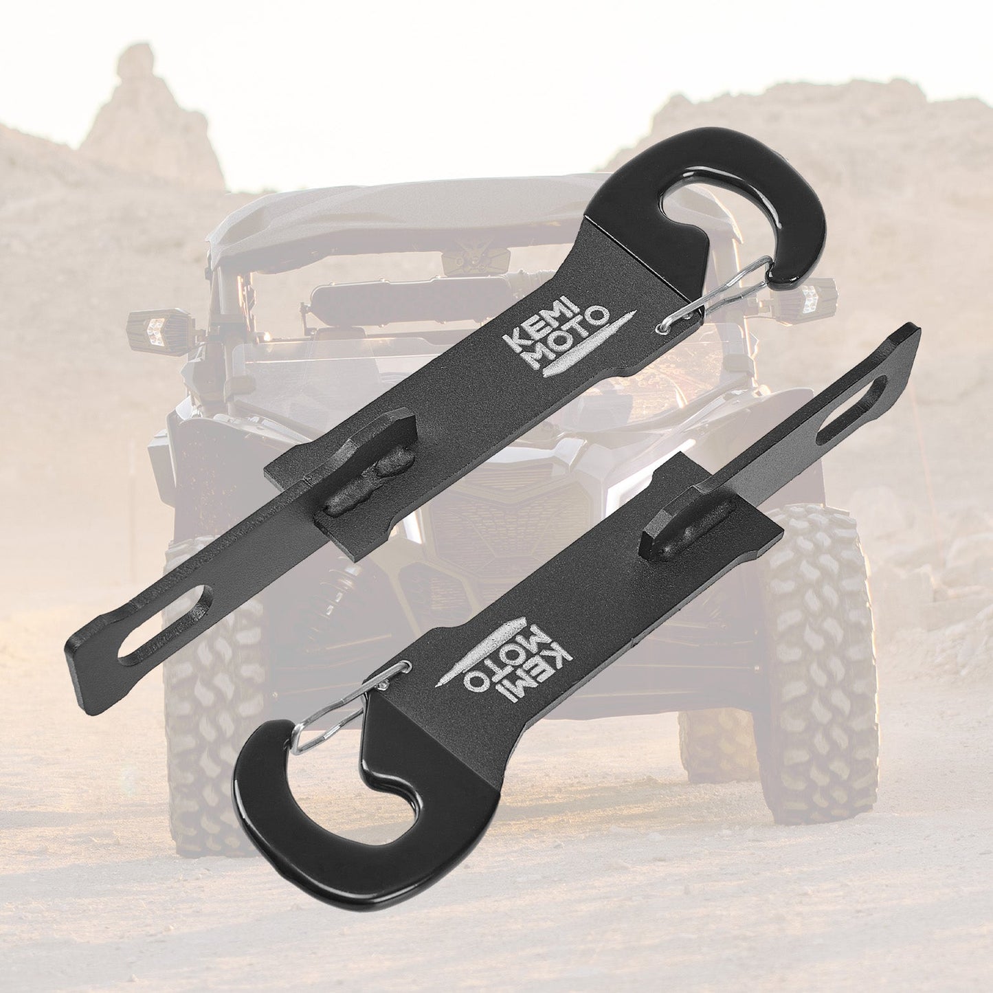 Kemimoto UTV 7" Anti‑Rust Door Latches For Can‑Am