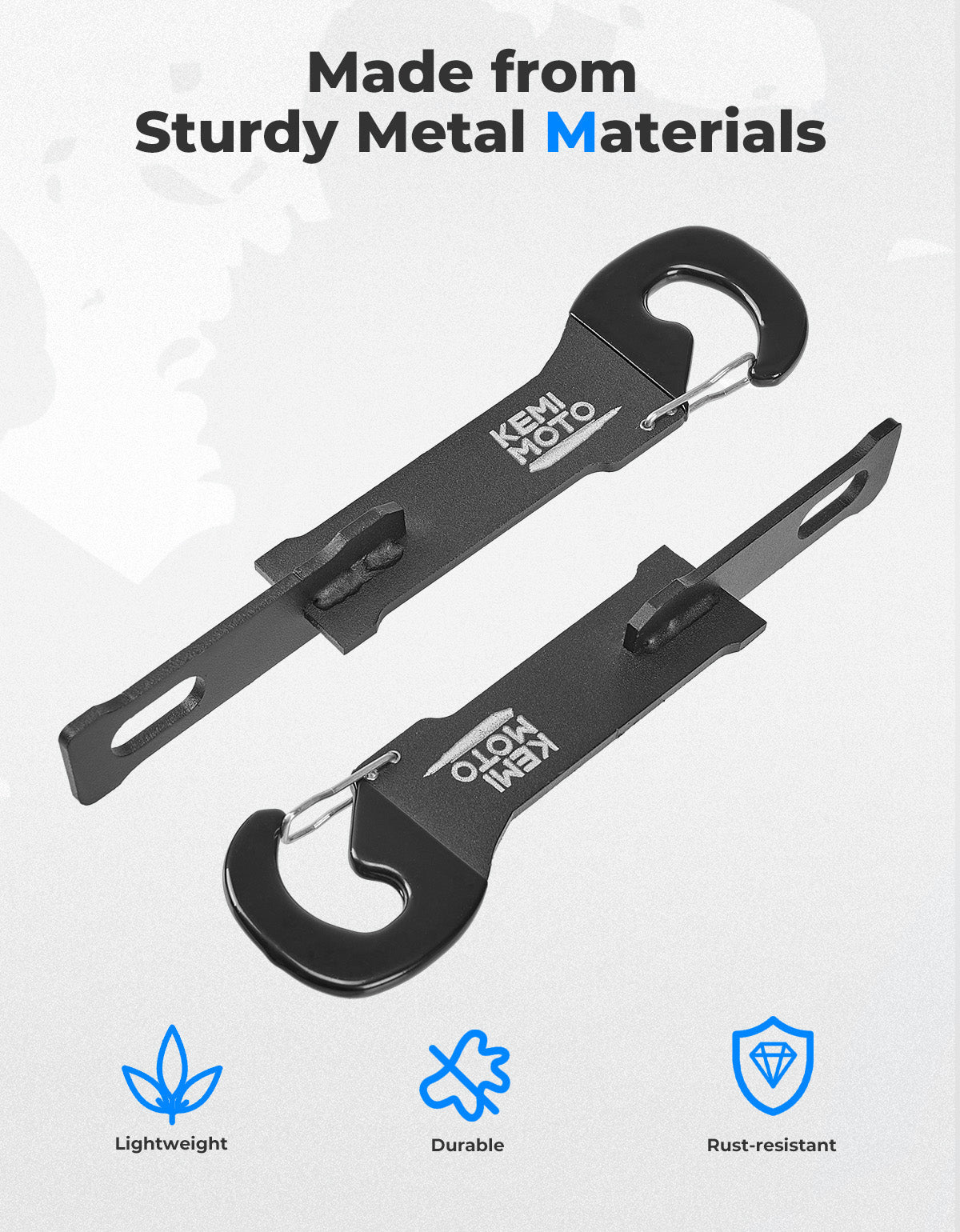 Kemimoto UTV 7" Anti‑Rust Door Latches For Can‑Am