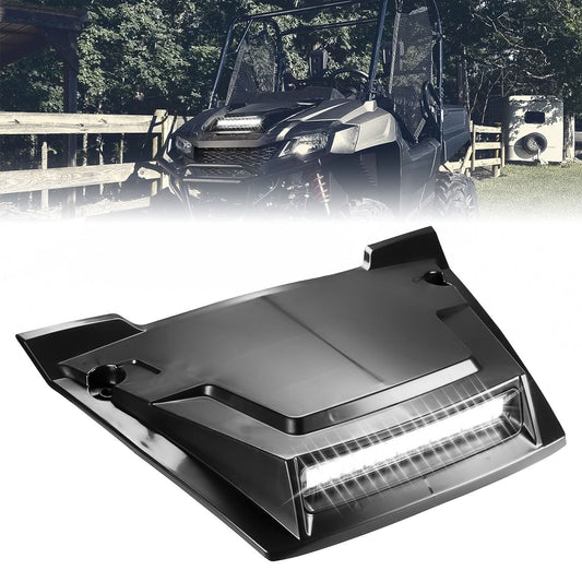 Kemimoto LED Turbo Hood Scoop for Pioneer 700-2/4 2014-2026