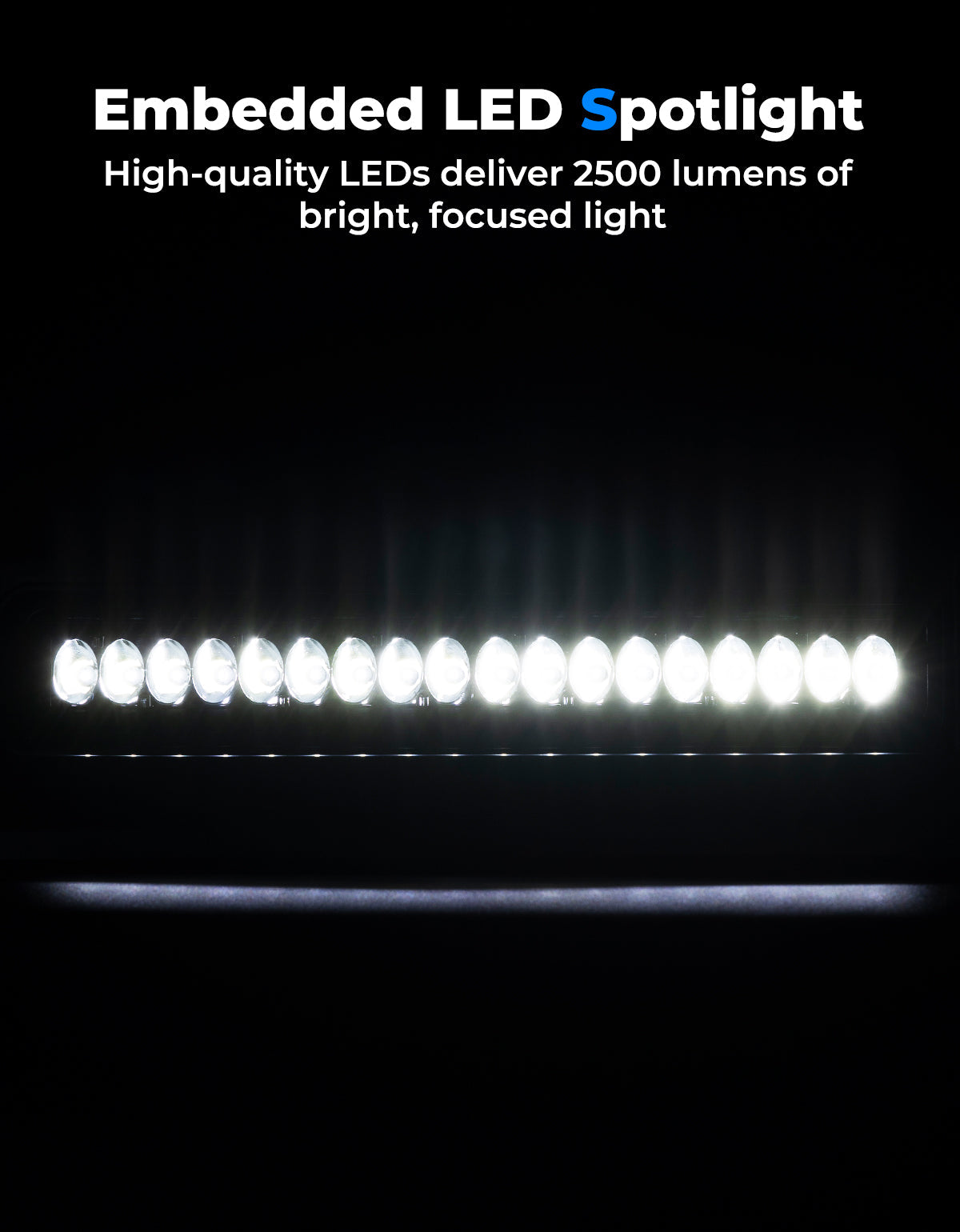 Sport Hood Scoop with LED Light for Pioneer 1000 3P/5P/6P