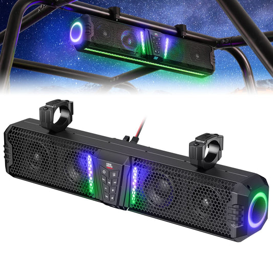 Kemimoto Midnight 60 Soundbar 26" Bluetooth RGB Lights Waterproof