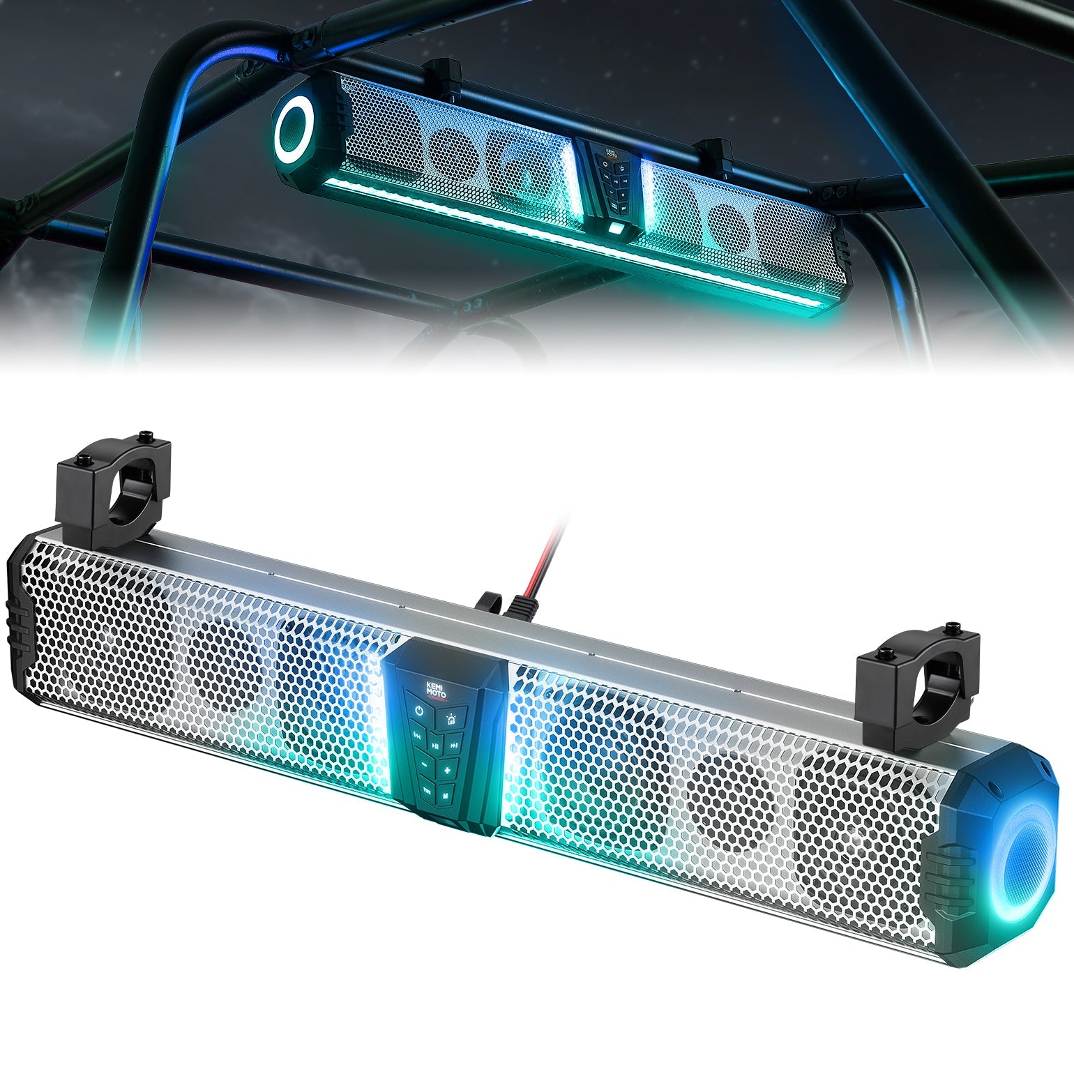 Kemimoto Midnight S80 32" Aluminum RGB Soundbar UTV