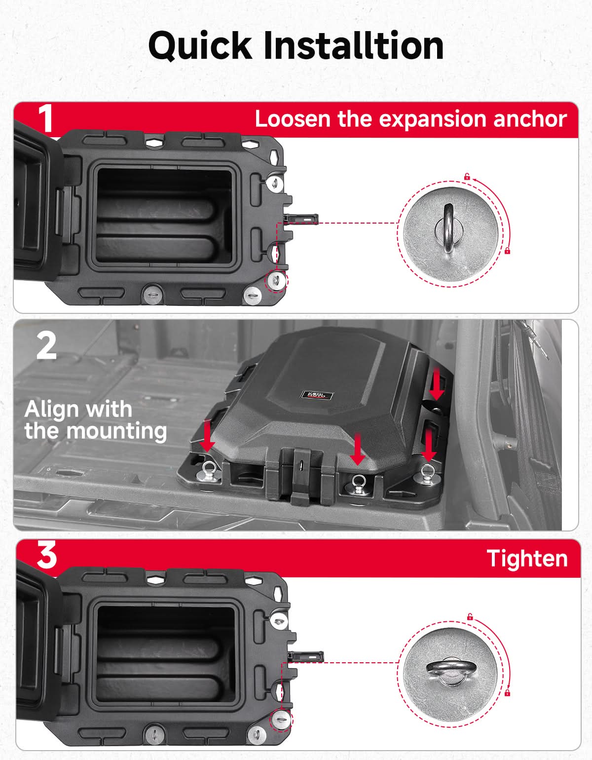 Storage Box for Can‑Am Defender / Defender Max / Commander (2016‑2026)