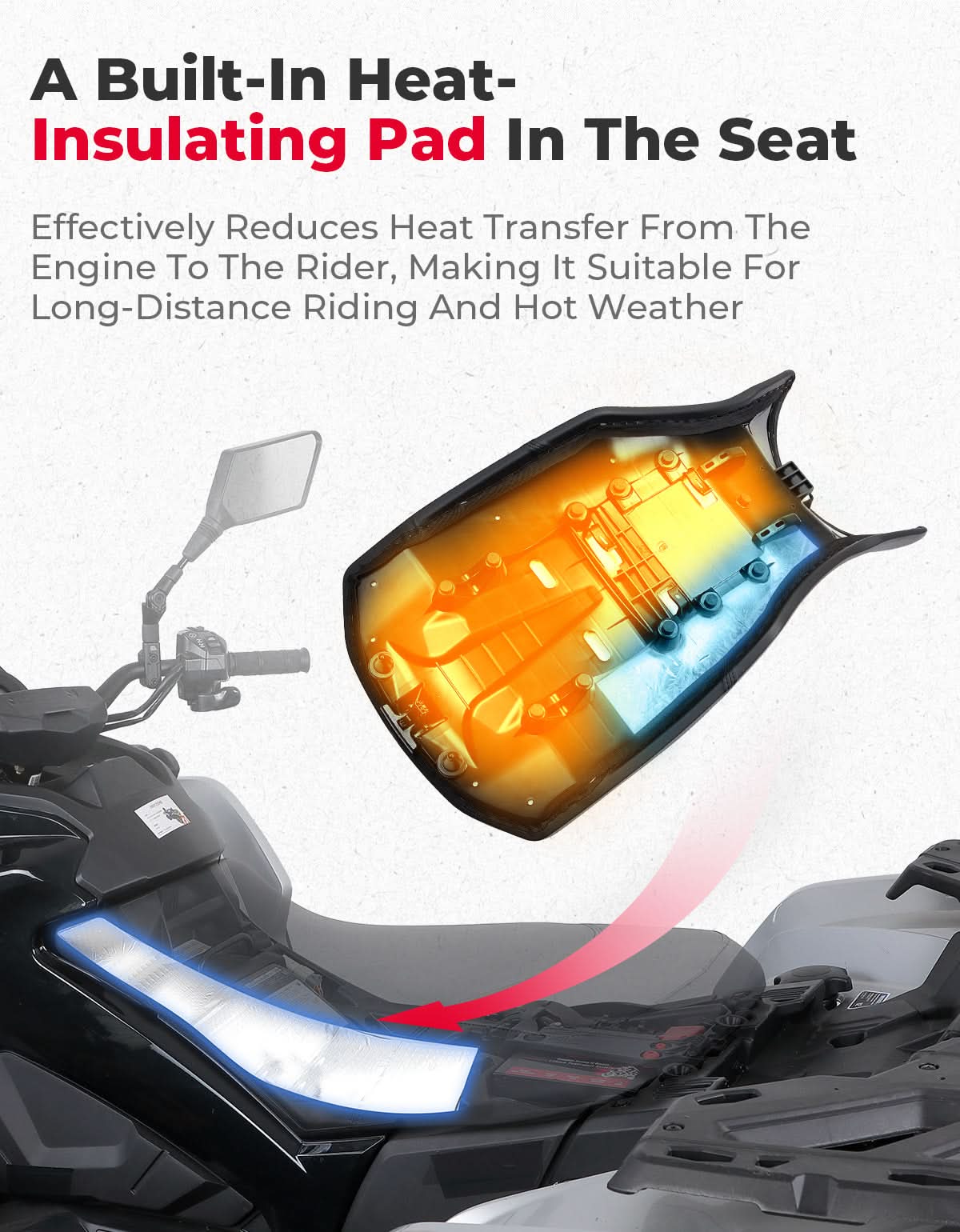 Can-Am Outlander 650 / 850 / 1000 / 1000R / MAX Complete Seat (2013–2024)