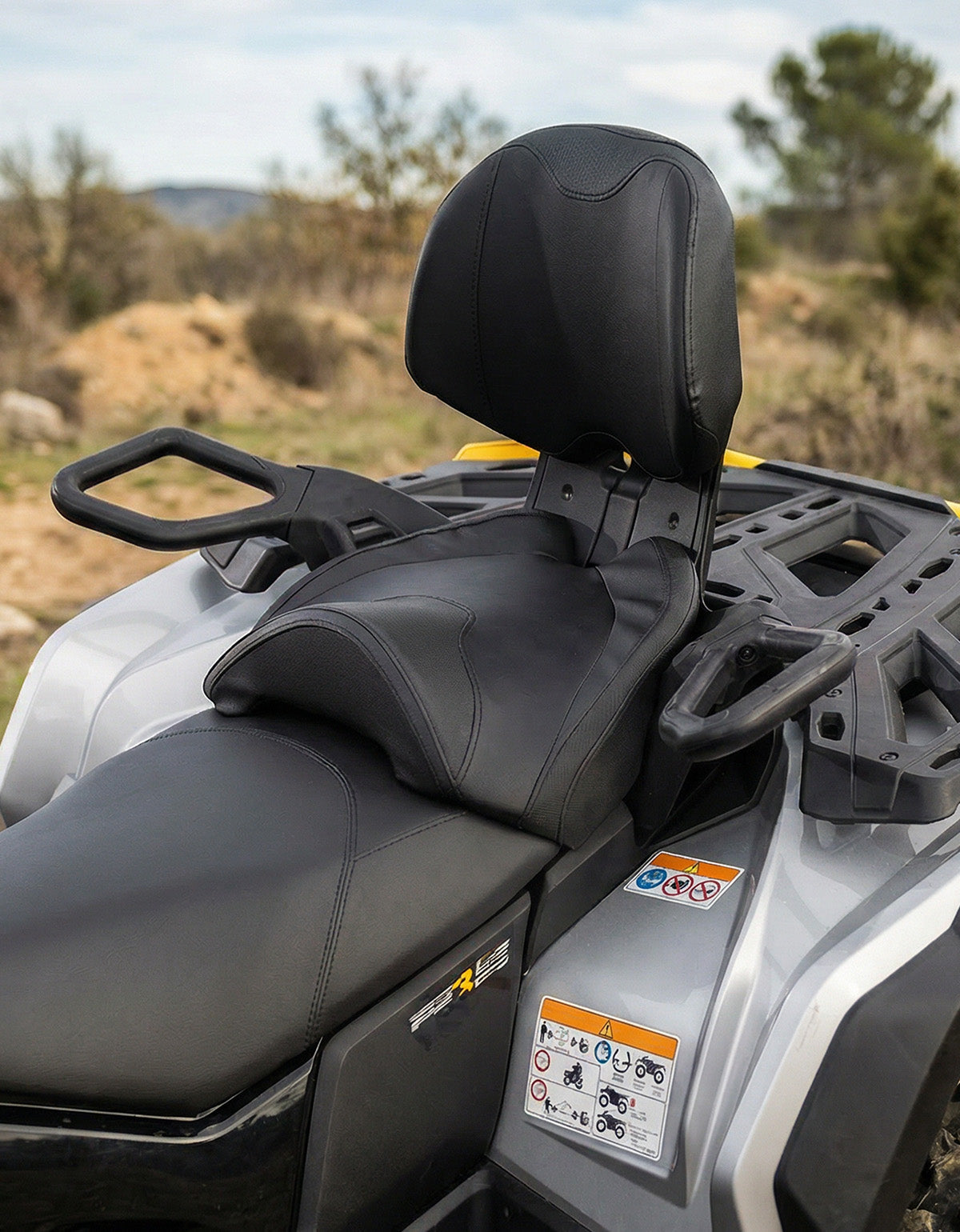 Can-Am Outlander MAX Passenger Rear Seat with Armrest (2012–2024)