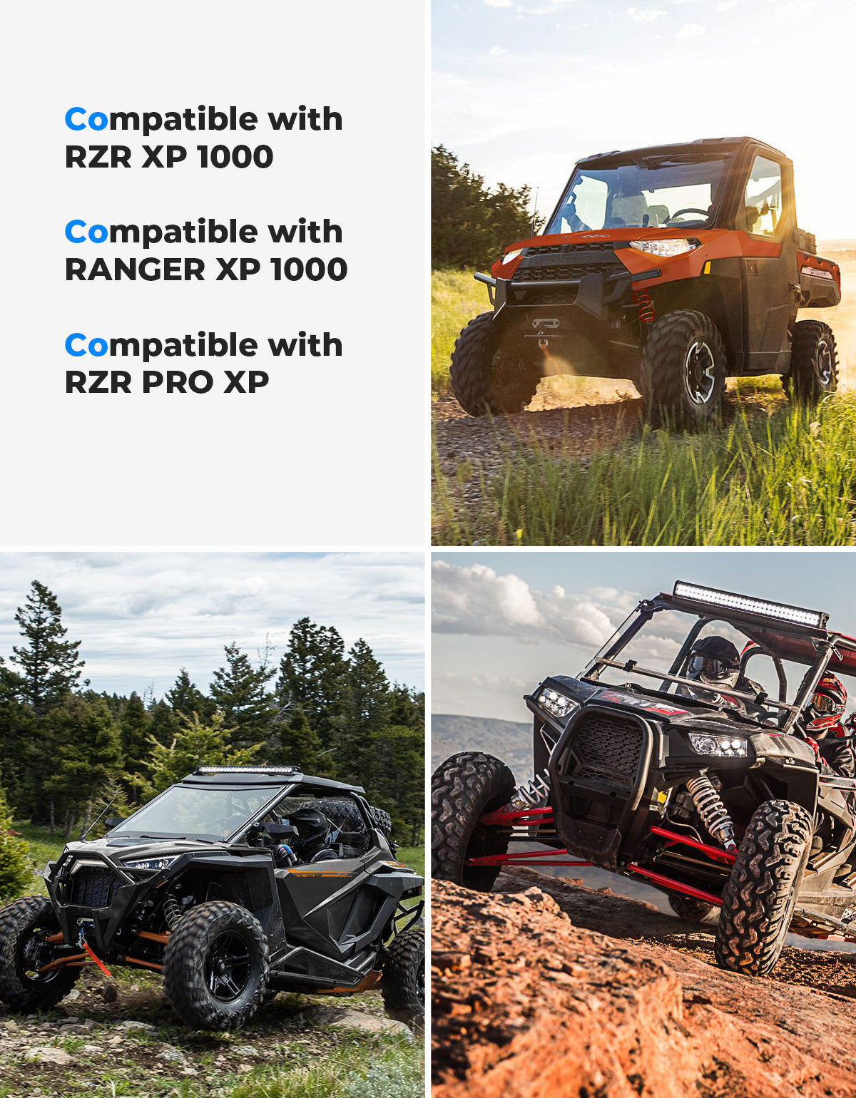 Kemimoto Upgraded Spring Parking Brake for Polaris RZR/Ranger