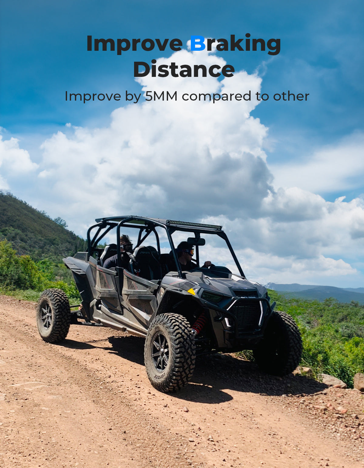 Kemimoto Parking Brake Kit for Polaris RZR XP 1000 & Ranger