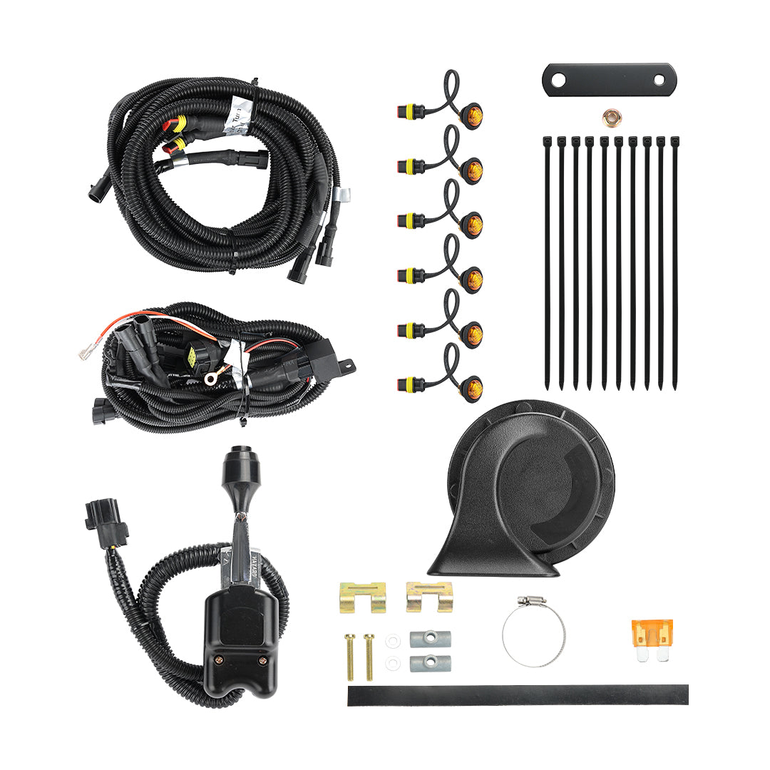 Kemimoto Universal UTV Turn Signal Kit & 105D Horn