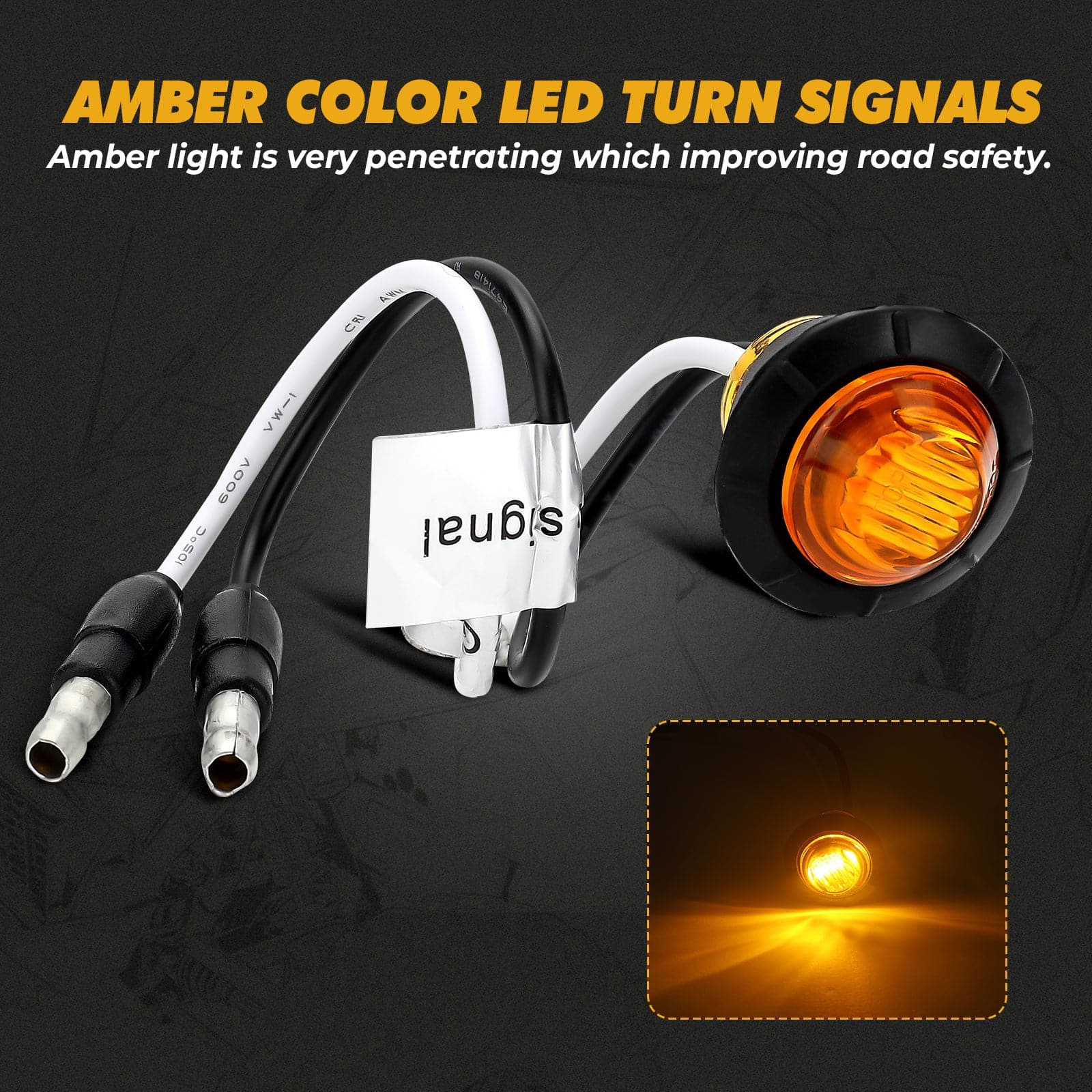 Kemimoto Universal Turn Signal Kit for UTV/ATV