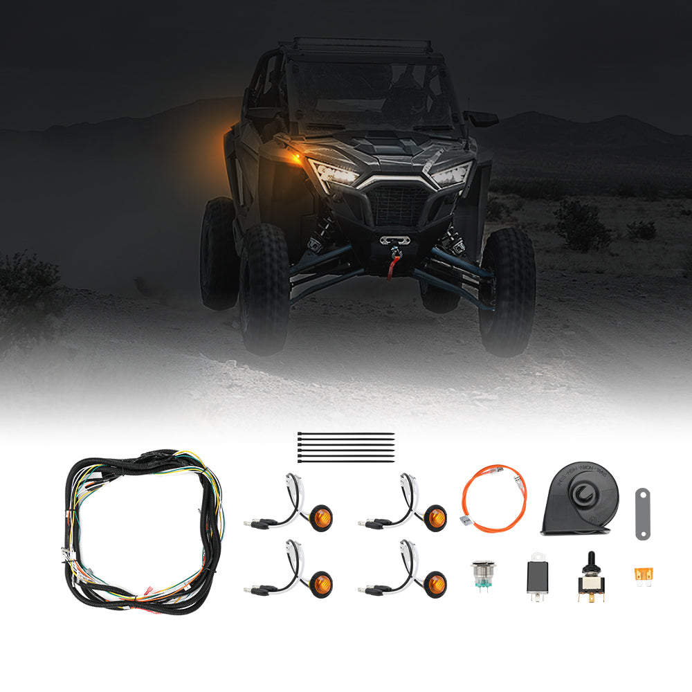 Kemimoto Universal Turn Signal Kit for UTV and ATV
