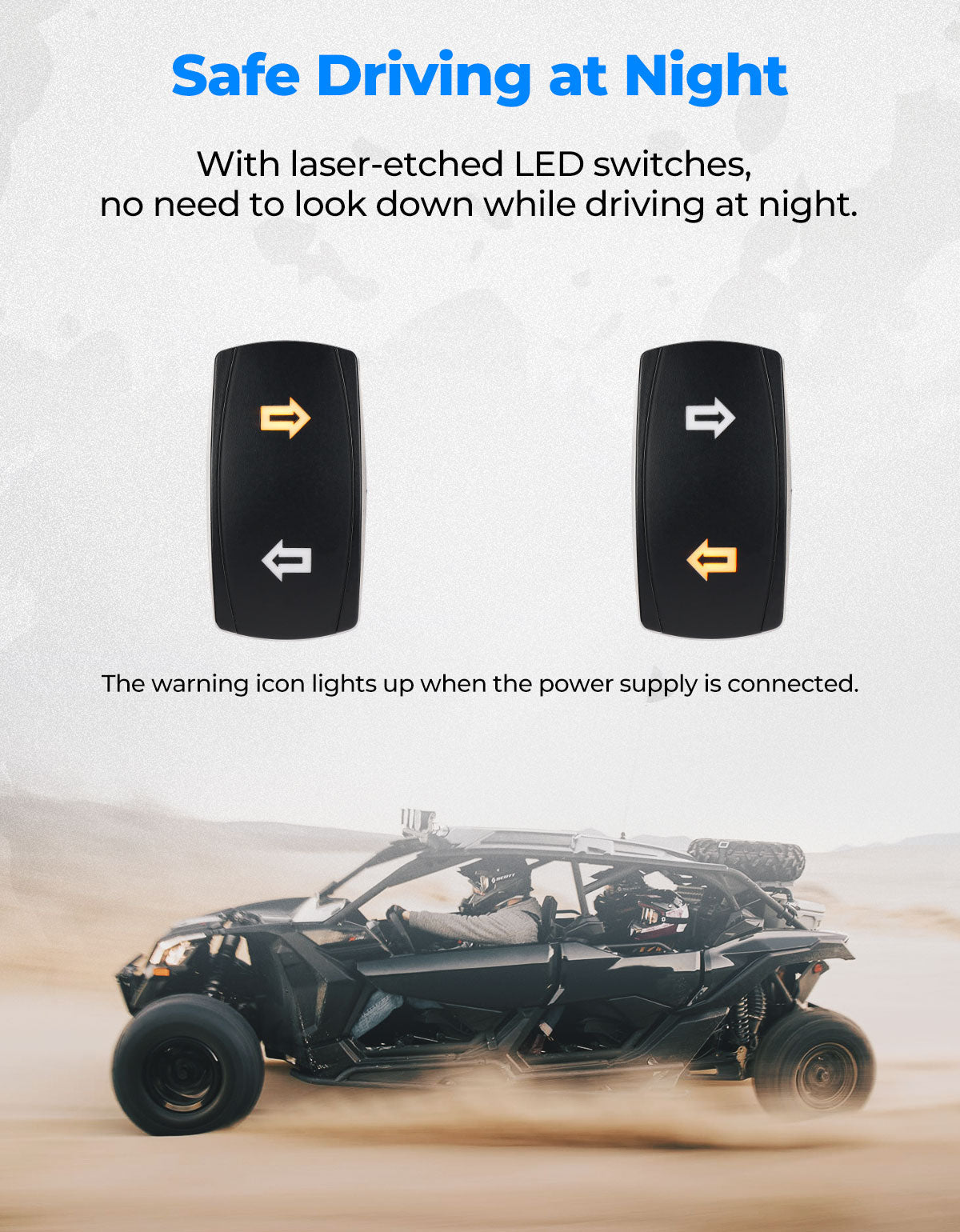 Kemimoto UTV Plug & Play Turn Signal Kit for Can-Am