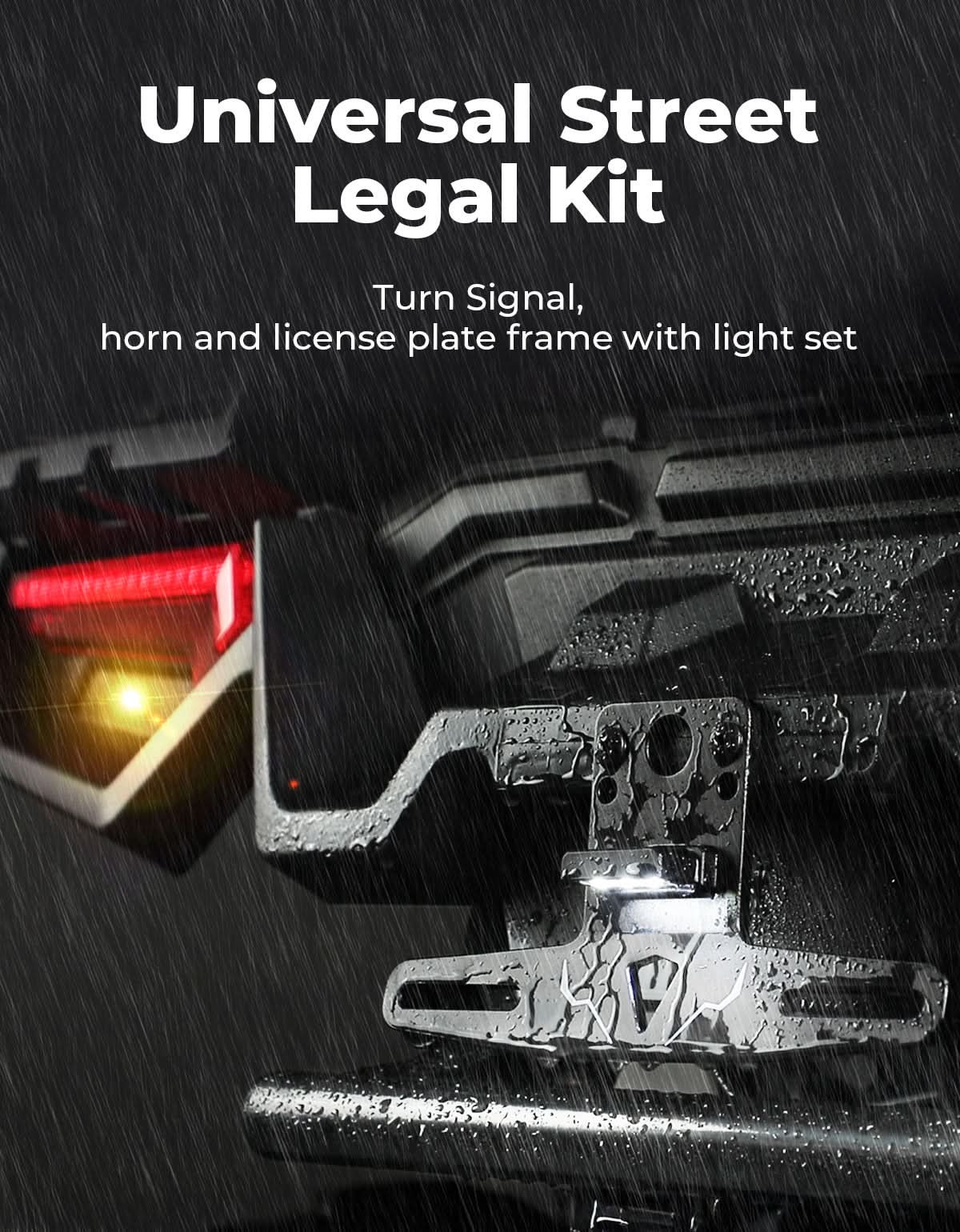 Kemimoto UTV Turn Signal Kit with Horn and Light