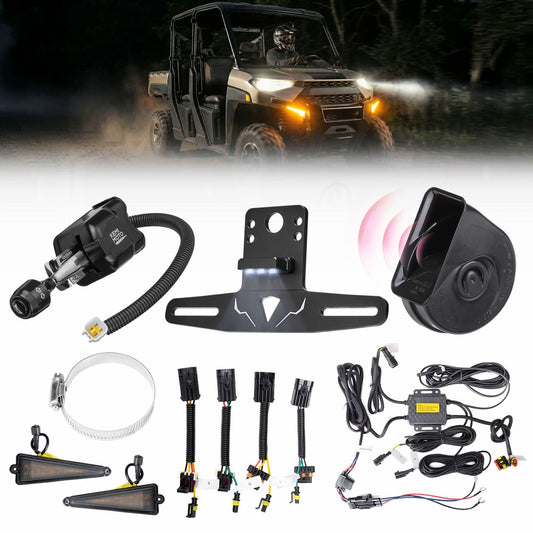 Kemimoto Universal Turn Signal Kit with Dash Indicator Sync Taillight