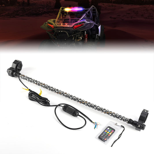 30" LED Chase Light Bar fit 1.5” Roll Cage for Polaris RZR, Can‑Am Maverick X3