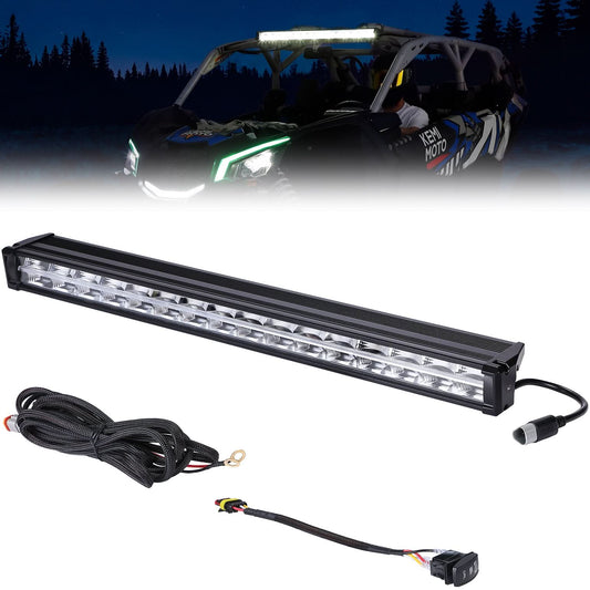 Universal 31" LED Light Bar with White DRL
