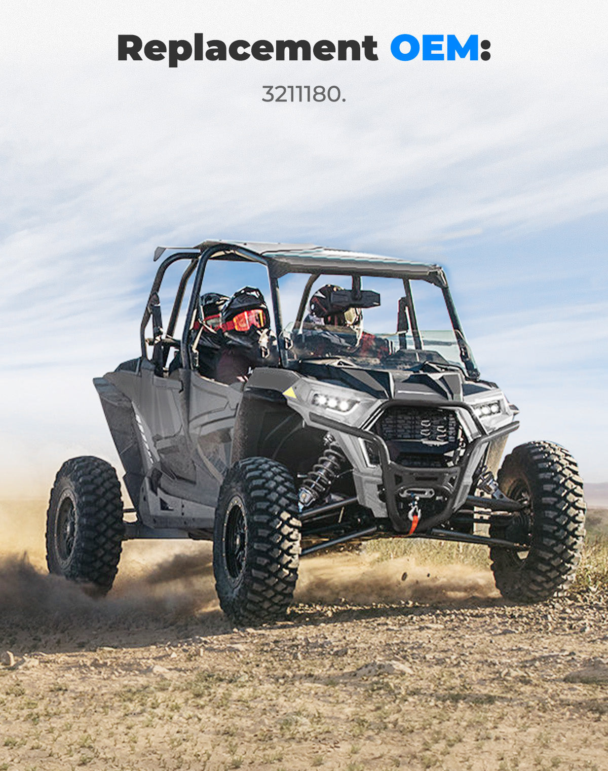 Kemimoto Carbon Drive Belt for Polaris RZR XP 1000