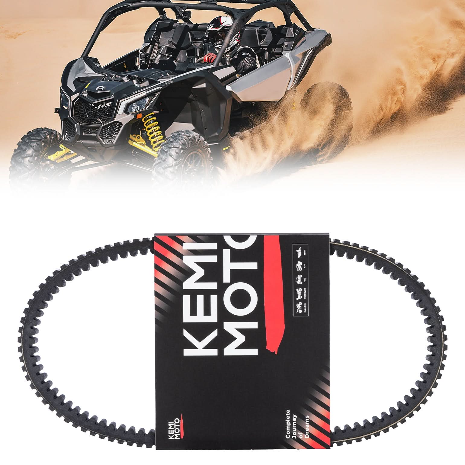 Kemimoto X3 Drive Belt for Can‑Am Maverick Max