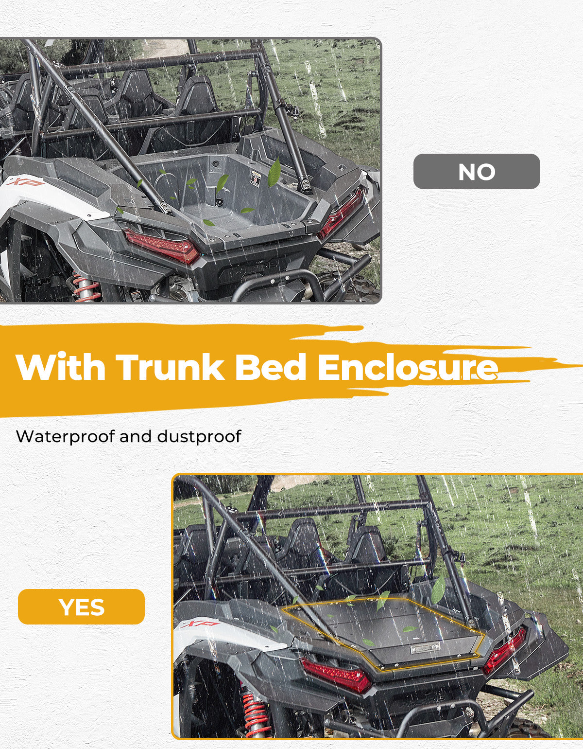 Kemimoto Bed Enclosure for 2024+ Polaris RZR XP 1000