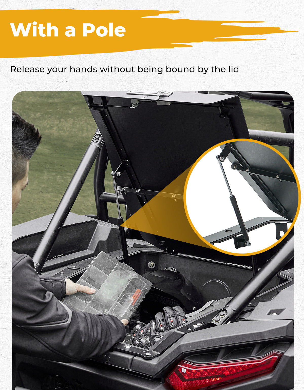 Kemimoto Bed Enclosure for 2024+ Polaris RZR XP 1000