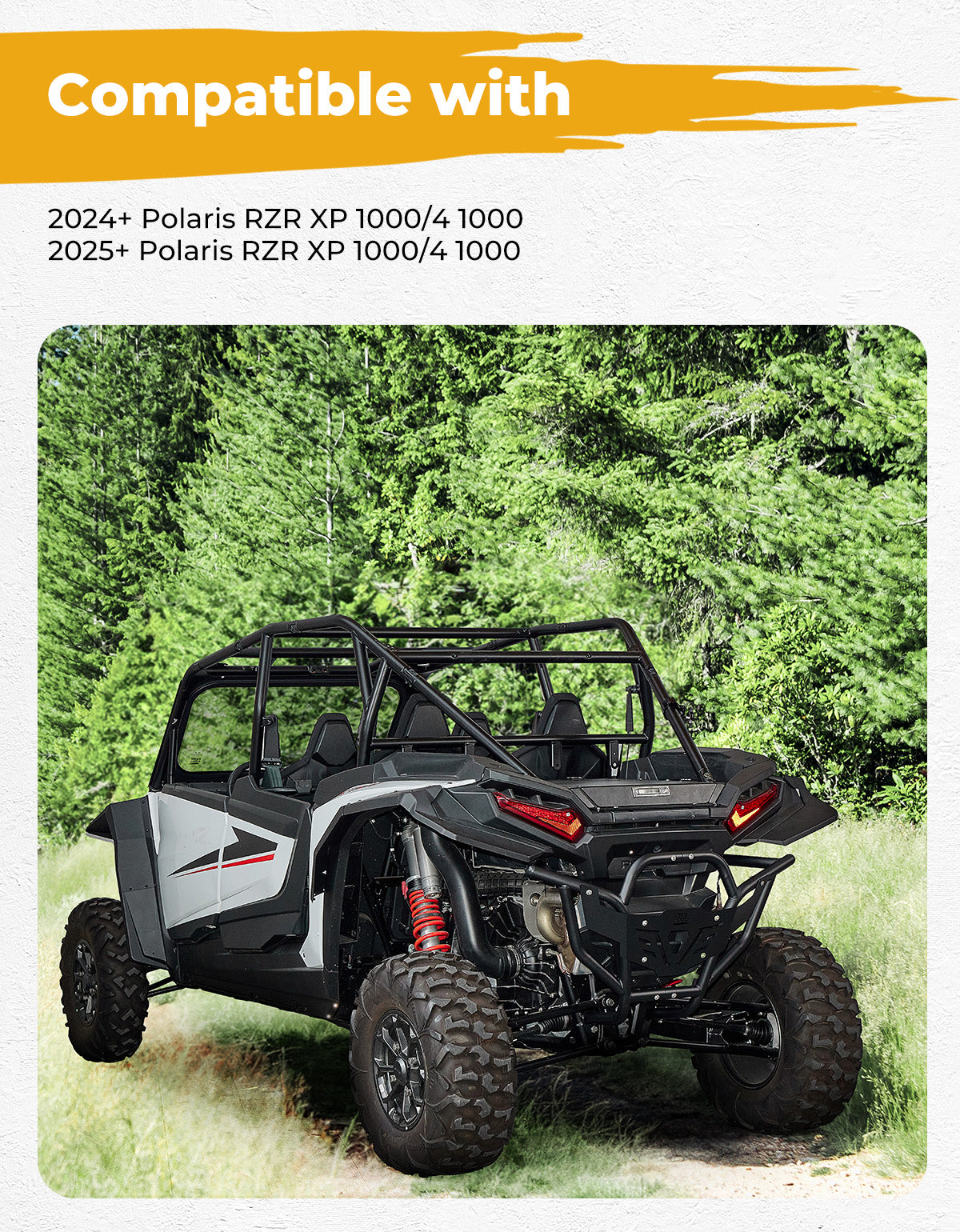 Kemimoto Bed Enclosure for 2024+ Polaris RZR XP 1000
