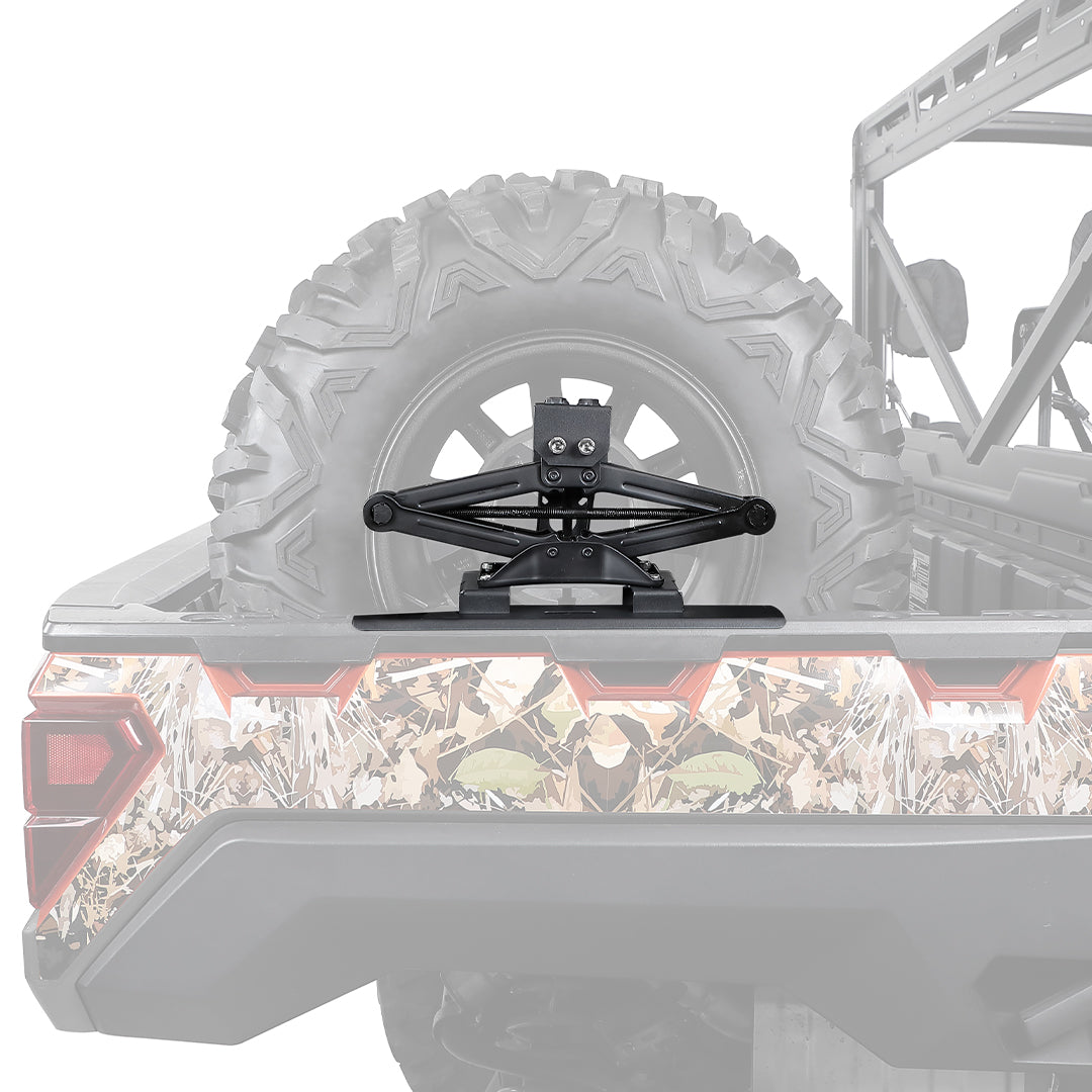 Kemimoto UTV Spare Tire Mount Adjustable 26‑33" for Polaris Ranger