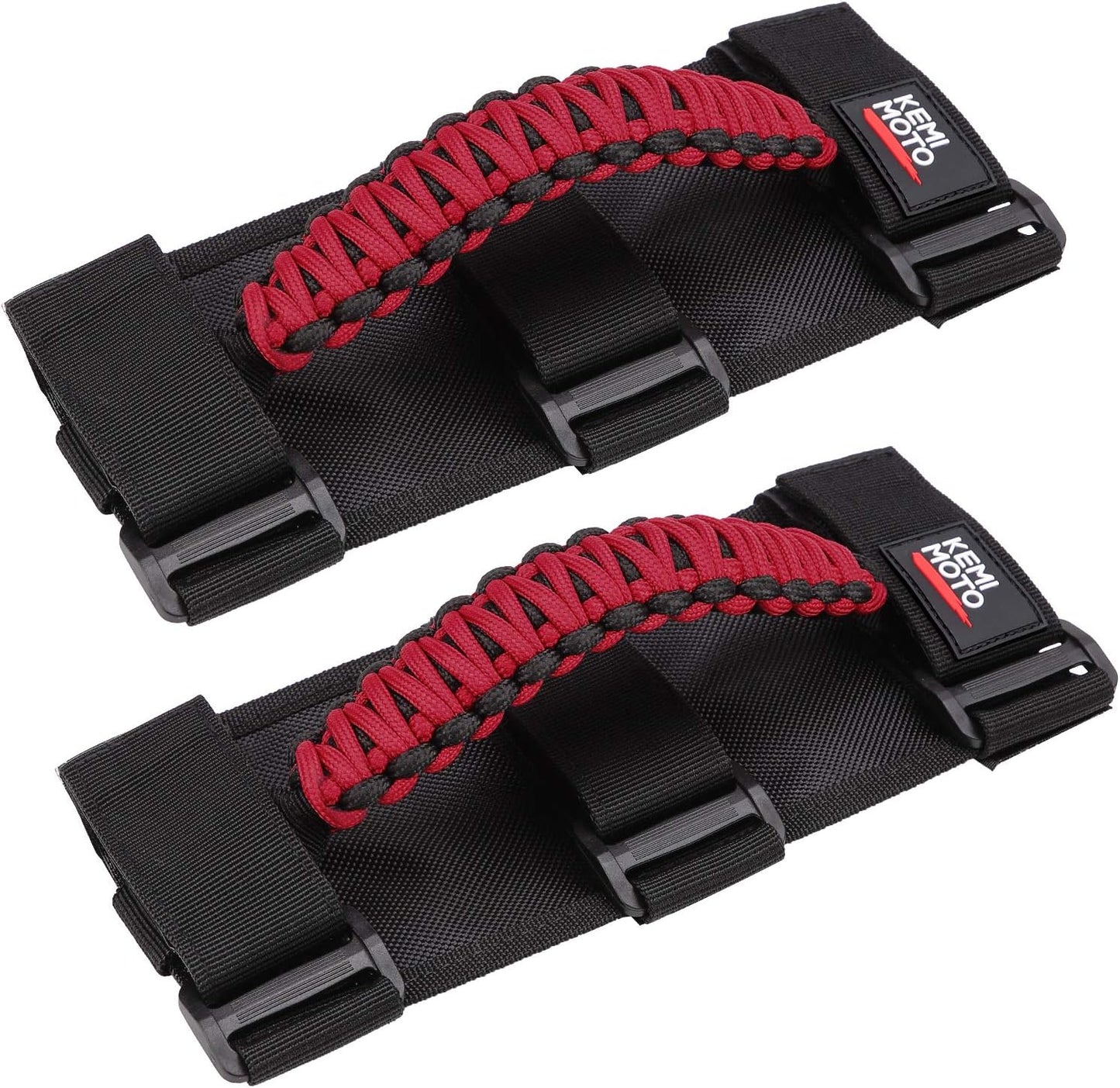 Kemimoto Heavy Duty UTV Grab Handles for 1.5‑2″ Roll Bar