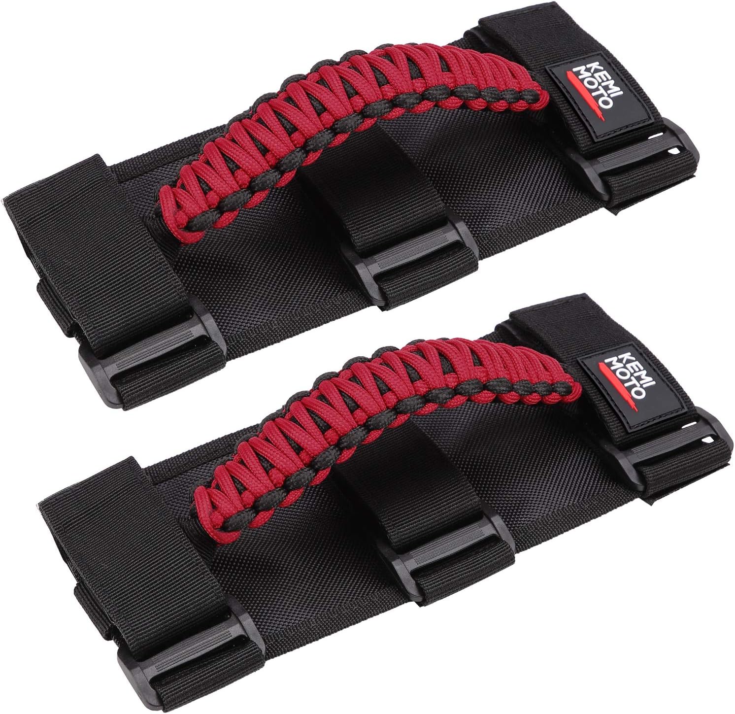 Kemimoto Heavy Duty UTV Grab Handles for 1.5‑2″ Roll Bar