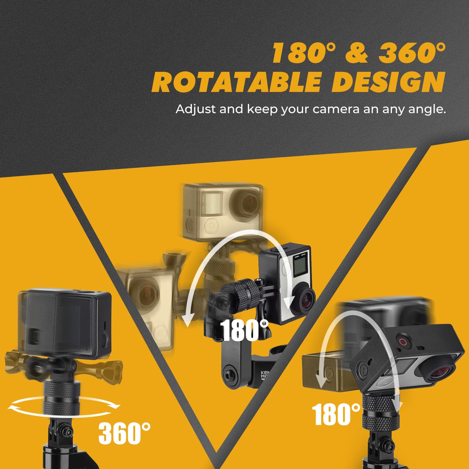 Universal GoPro Roll Bar Mount