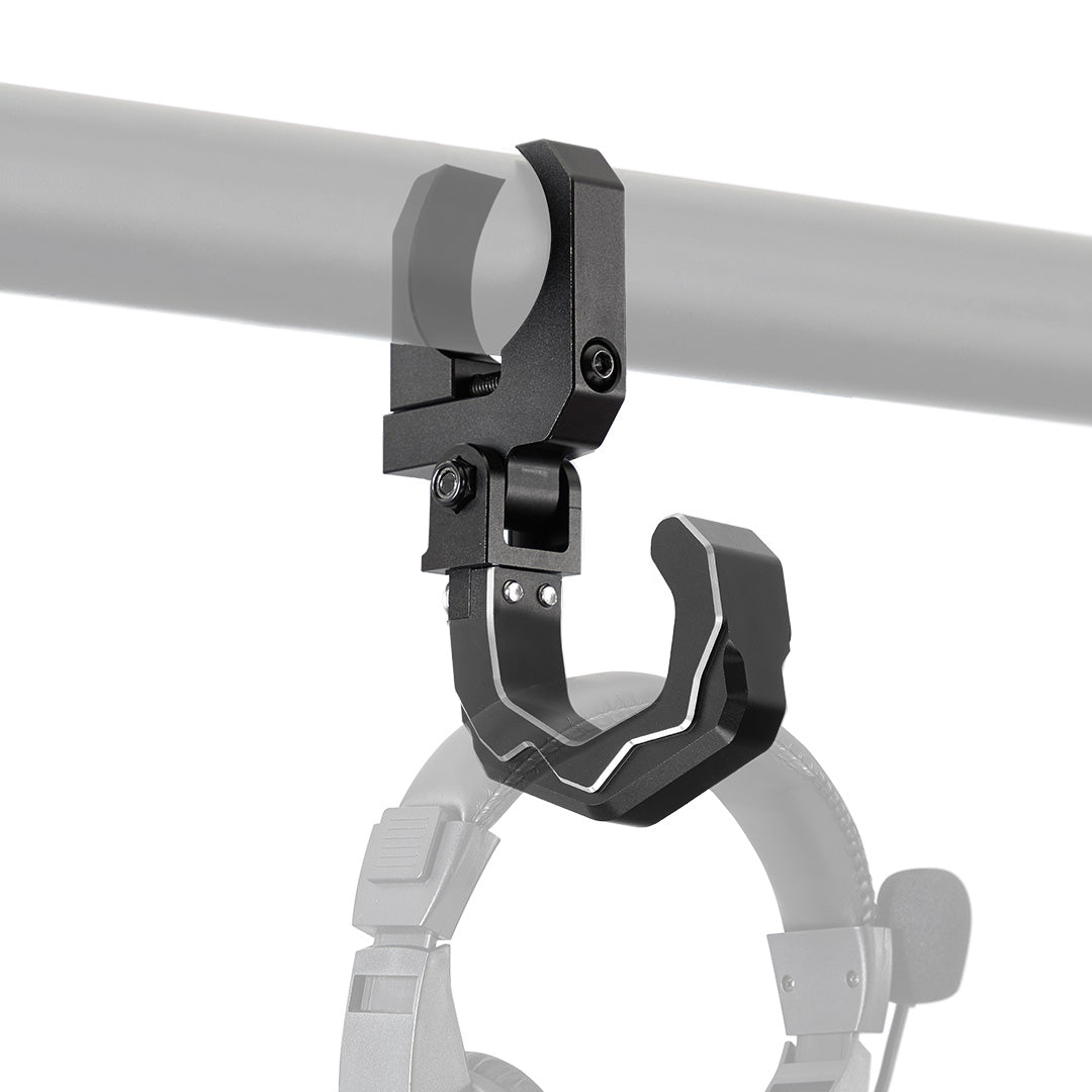 Kemimoto UTV Helmet Hook for 1.6‑2" Roll Bar, Aluminum 20kg