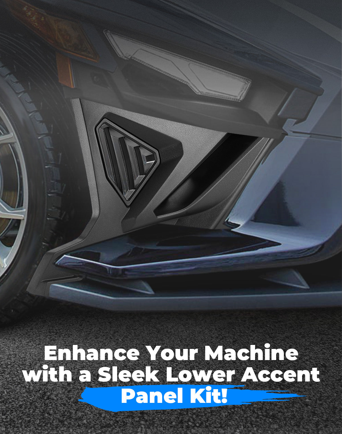Lower Accent Panel Kit for Polaris Slingshot S/R/SL/SLR/GT