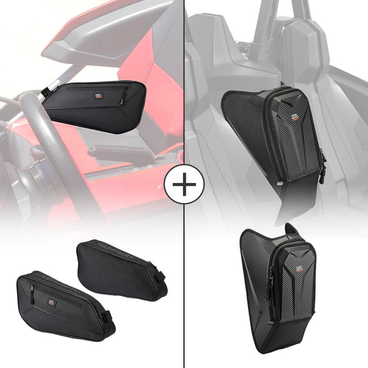 Kemimoto Side Door & Center Console Bag for Polaris Slingshot Water‑Resistant
