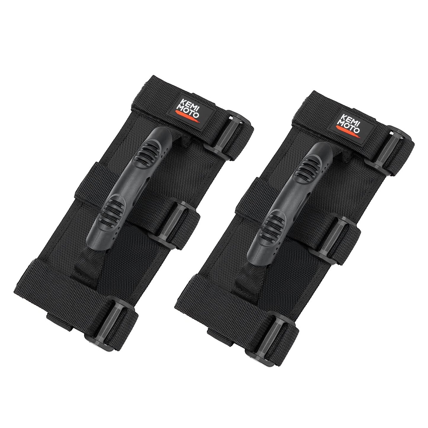 Kemimoto Hard Grip Grab Handles for 1.5–2" Roll Bars