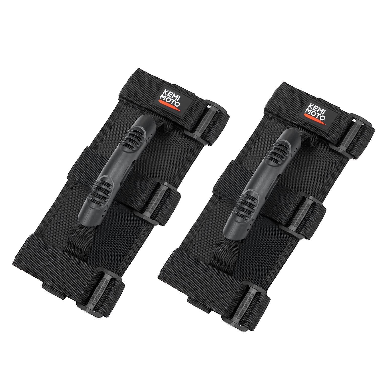 Kemimoto Hard Grip Grab Handles for 1.5–2" Roll Bars