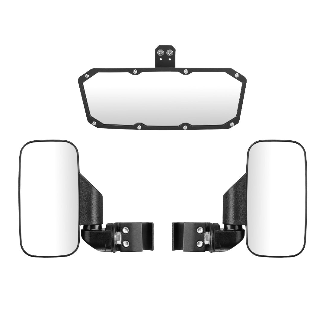Kemimoto UTV Mirror Set ABS for Polaris Ranger 500-1000