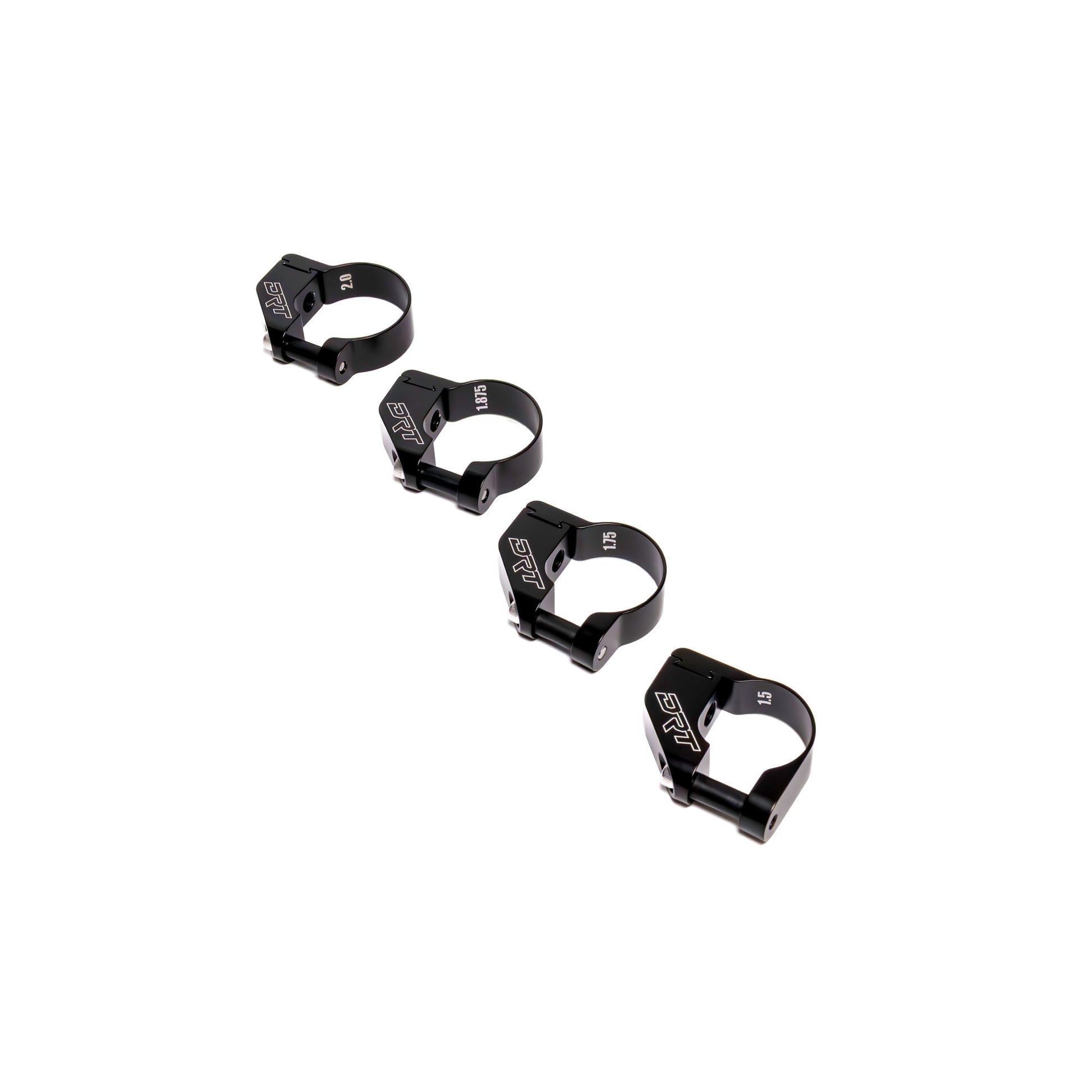 Billet Aluminum Universal Round Tube Clamp – Adjustable 1.5‑2.0" Fit